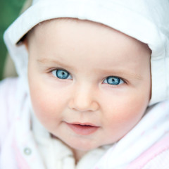 cute blue-eyed baby