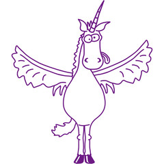 Crazy Flying Unicorn