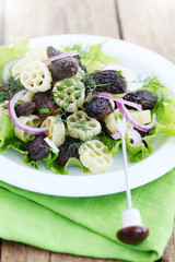 pasta with morels