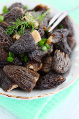 Pickled morels
