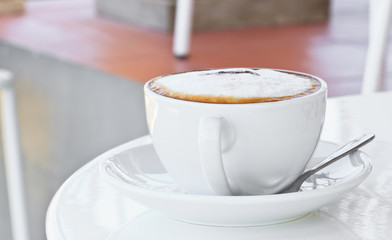hot coffee.