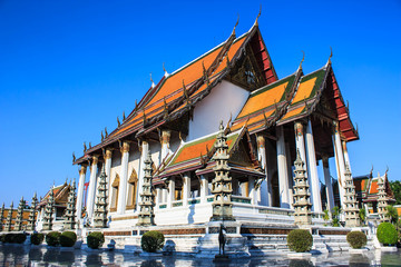 Fototapeta na wymiar Wat Sutat in Thailand