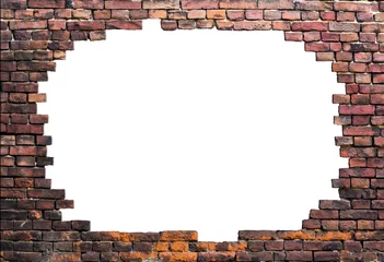 Foto op Plexiglas Bakstenen muur Old brick wall
