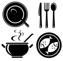 food icons set