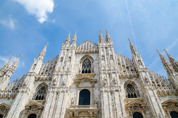 Fototapeta premium Duomo di Milano in Milan, Italy