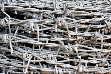 barbed wire coil