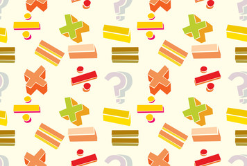 Seamless Math Symbols