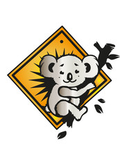 Koala Verkehrsschild