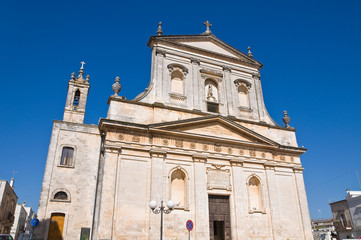 Fototapeta na wymiar Church of St. Rocco. Ceglie Messapica. Puglia. Italy.