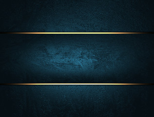 Blue background with blue stripe. The layout for the design