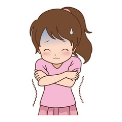 女の子/寒気