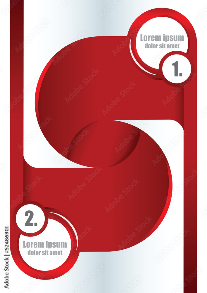 Aufkleber abstract red vector background for brochure
