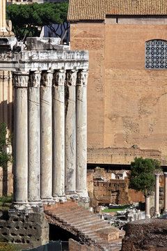 Antique pillars