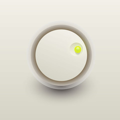 User interface knob for media player
