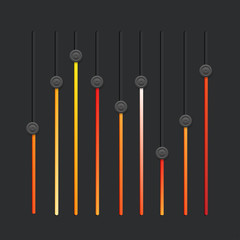 User interface sliders