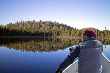 Obraz premium morning rowing