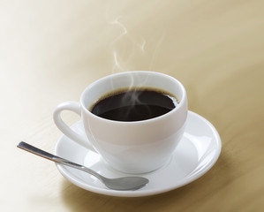 cup of coffee or hot