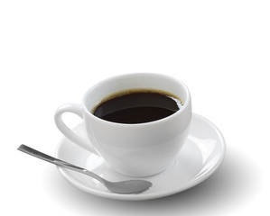 cup of coffee or hot