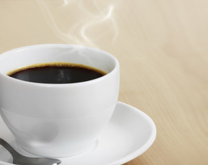 cup of coffee or hot