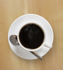 cup of coffee or hot