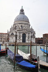Fototapeta na wymiar Santa Maria della Salute Kirche in Venedig, Italien