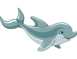Poster Zwemmende dolfijn © Anna Velichkovsky