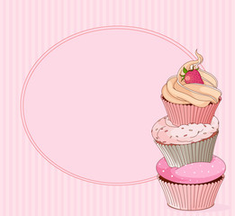Cupcake place card