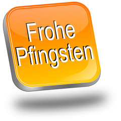 Frohe Pfingsten Button