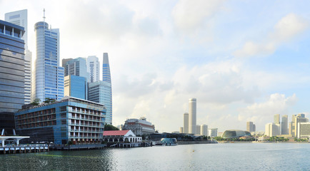 Fototapeta na wymiar Singapore quayside
