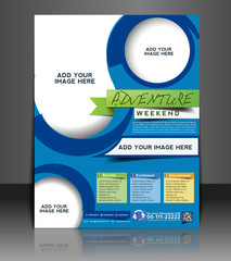 Vector business brochure, flyer