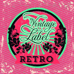 vintage label