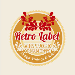 retro label