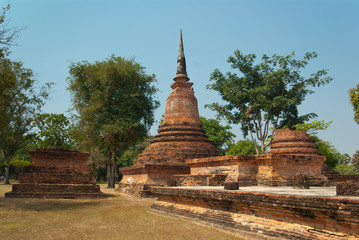 Fototapeta premium Ruins of buddhist temple