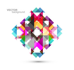 abstract business colorful technology background vector