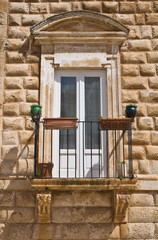 Vitale palace. Ceglie Messapica. Puglia. Italy.