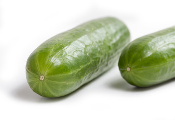 little isolated cucumbers