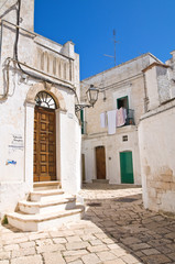 Alleyway. Ceglie Messapica. Puglia. Italy.