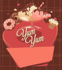 Sweet stuff background