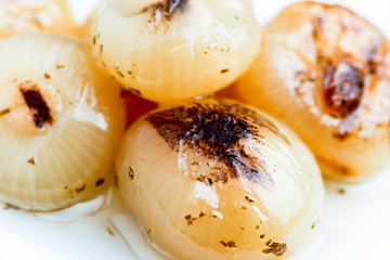 cipolle borretane alla griglia - oil grilled onions