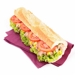 isolated sandwich