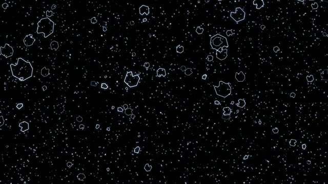 Asteroid Belt Animation