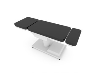 Operation table isolated