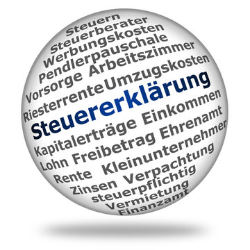 3D Kugel: Steuererkl&auml;rung deutsch