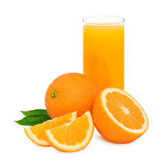 Orange juice (isolated)