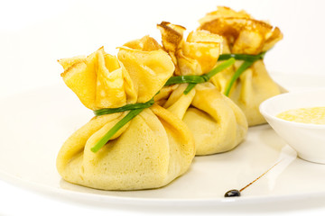 Блинчики с мясом