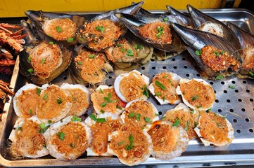 Muscheln vom Grill