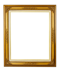 Fototapeta premium Elegance golden picture frame