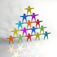 Figur Puzzle Pyramide