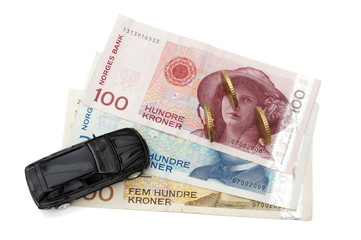 concept of expensive cars and services in  Norway