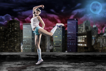 dancing girl
